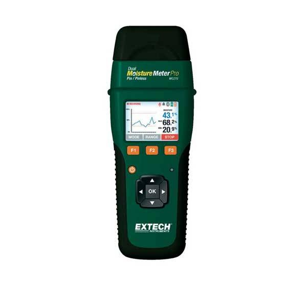 Бездротовий контактний / безконтактний вимірювач вологості Extech MO270