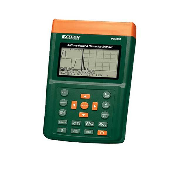 Аналізатор потужності та гармонік 3-фазний Extech PQ3350