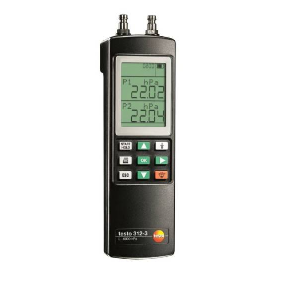Прилад для вимірювання тиску до 300/6000 гПа testo 312-3