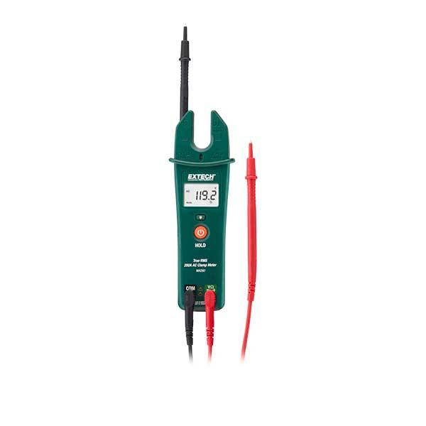Струмові кліщі змінного струму True RMS 200A  з відкритим затиском Extech MA260