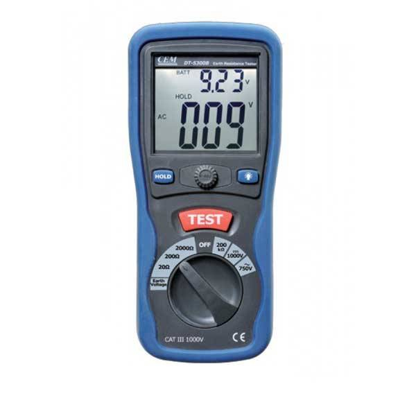 Вимірювач опору заземлення CEM DT-5300B