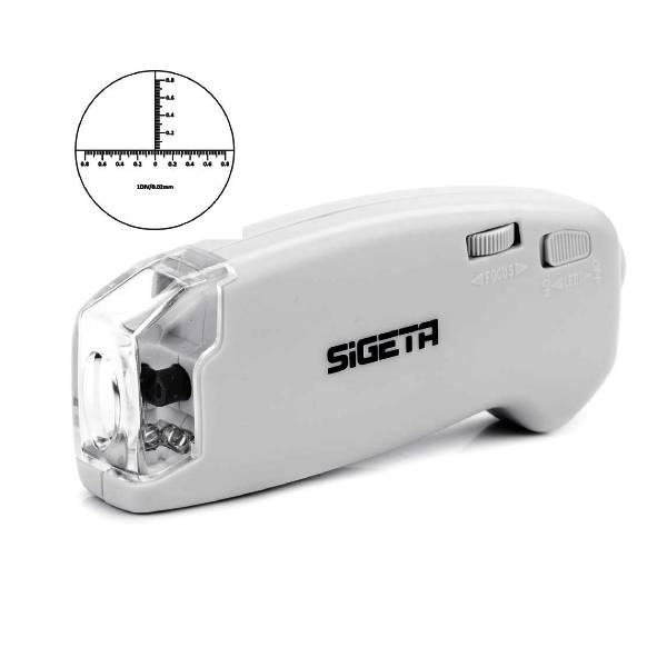 Мікроскоп зі шкалою Sigeta MicroGlass 100x R/T