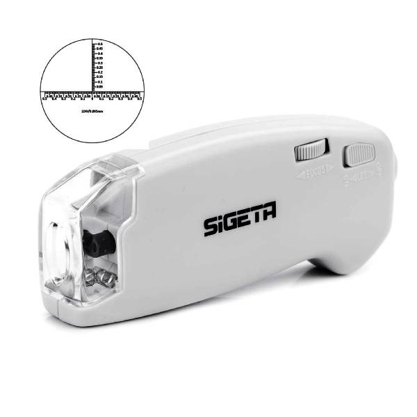 Мікроскоп зі шкалою Sigeta MicroGlass 150x R/T