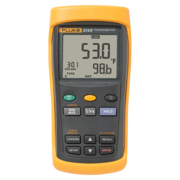 Цифровий термометр для реєстрації температури Fluke 53 II