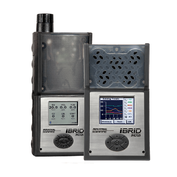 Газоаналізатор 6 газів Ex, Cl2, CO, CO2, VOC, H2S, HCl, HCN, NO, NO2 MX6 iBrid