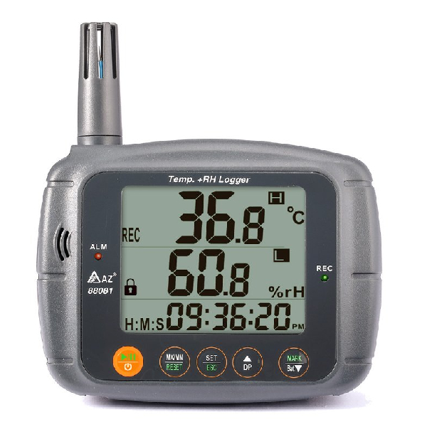 Термогігрометр логер (-30~70 ℃, USB) AZ-88081