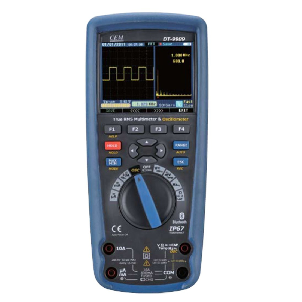 Цифровий прецизійний мультиметр-осцилограф CEM DT-9989