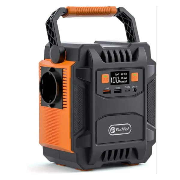 Зарядна станція (200W, 48000 мАг, 220В, USB, PD, 12В, ліхтар) FLASHFISH A201