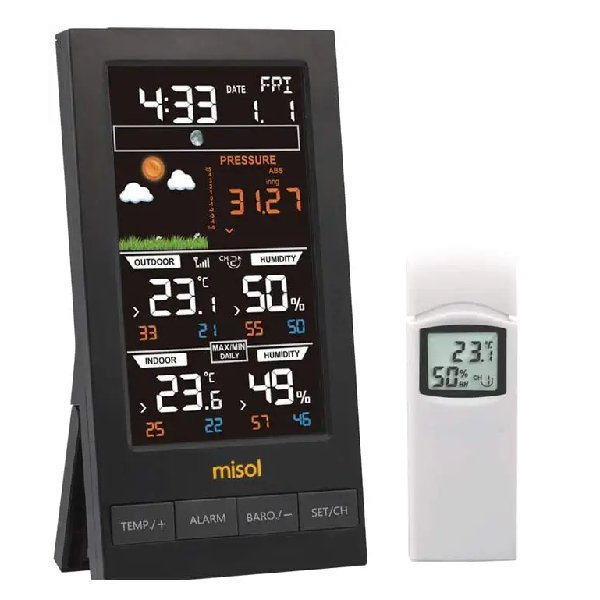 Домашня метеостанція з бездротовим датчиком Misol WN2810-W1T