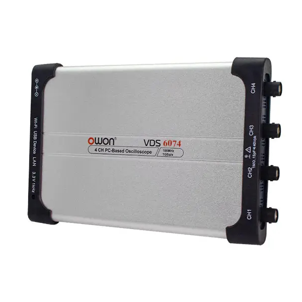 Цифровий осцилограф (PC USB, 4x75МГц, 8 біт) OWON VDS6074