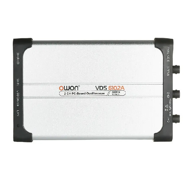 Цифровий осцилограф (PC USB, 2x100МГц, 14 біт) OWON VDS6102A