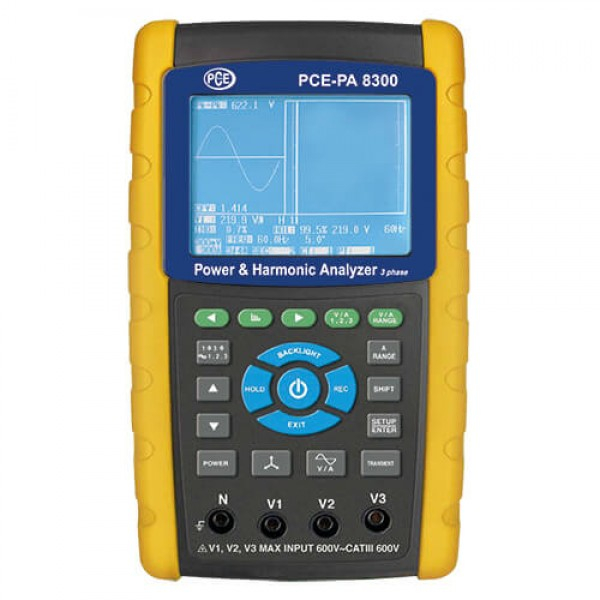 аналізатор якості електроенергії з функцією запису PCE Instruments PCE-PA 8300
