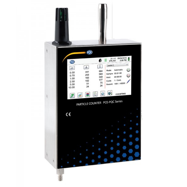 Системний лічильник частинок 0,5...25 мкм PCE Instruments PCE-PQC 31EU