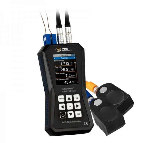Витратомір з термопарою (теплолічильник) PCE Instruments PCE-TDS 200+ M