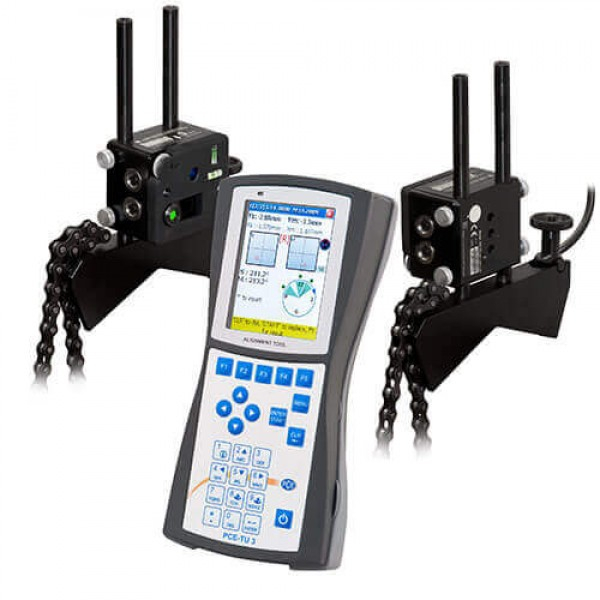 Система лазерного центрування валів PCE Instruments PCE-TU 3