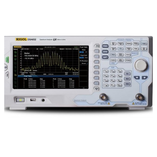 Аналізатор спектру RIGOL DSA832