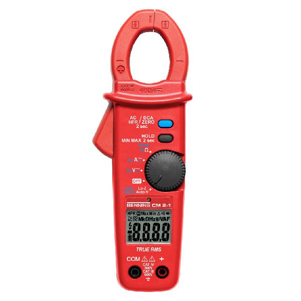 Цифровий мультиметр зі струмовими кліщами AC/DC 400 A Benning  CM 2-1, CM 2