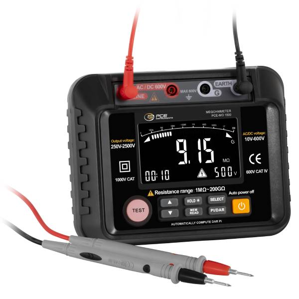 Тестер Ізоляції Ізоляції PCE-MO 1500